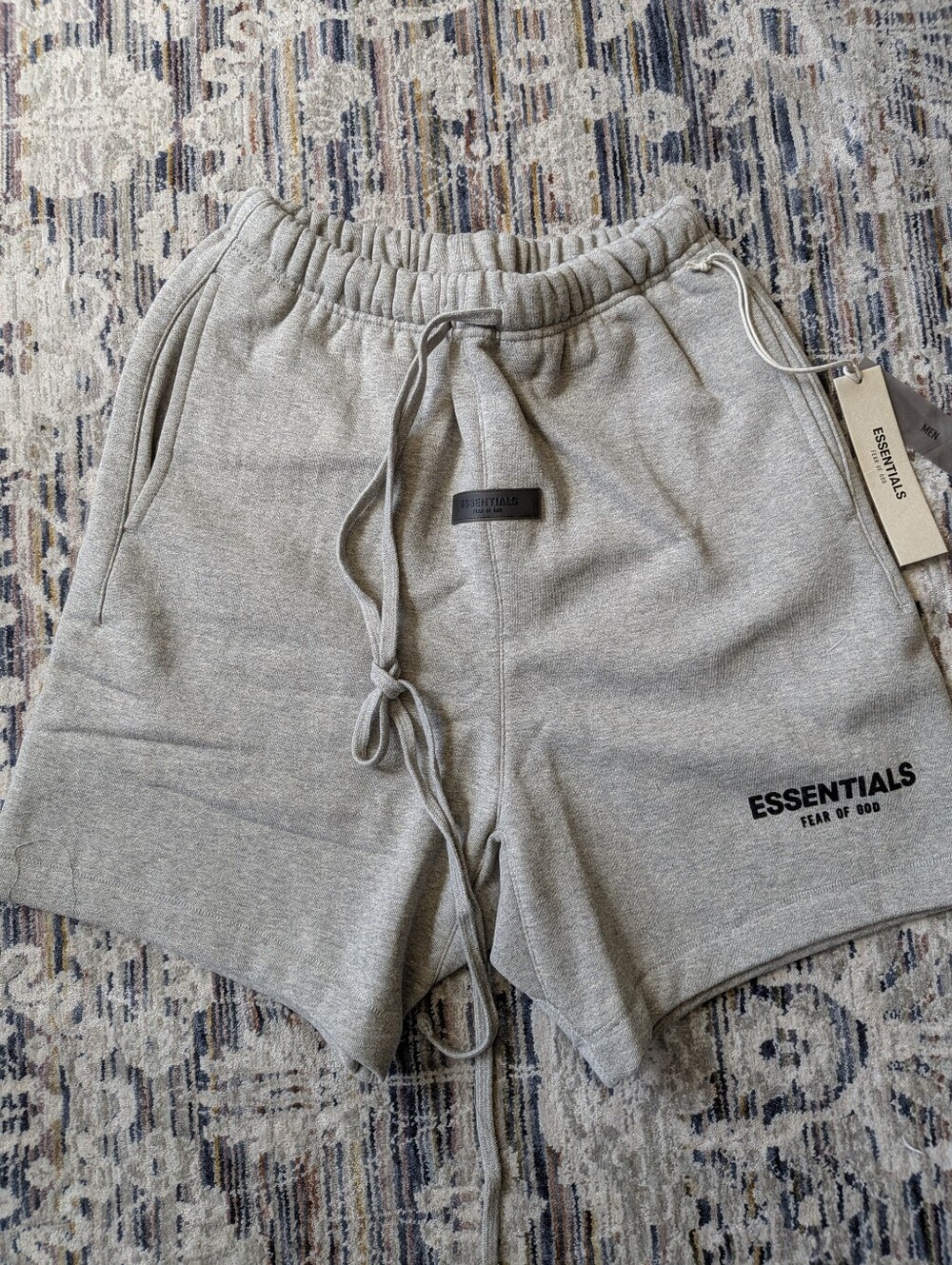 Fear of God ESSENTIALS Fleece Shorts Dark Oatmeal XS NWT